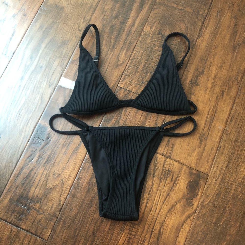 Minimale Animale mirage rib bikini set